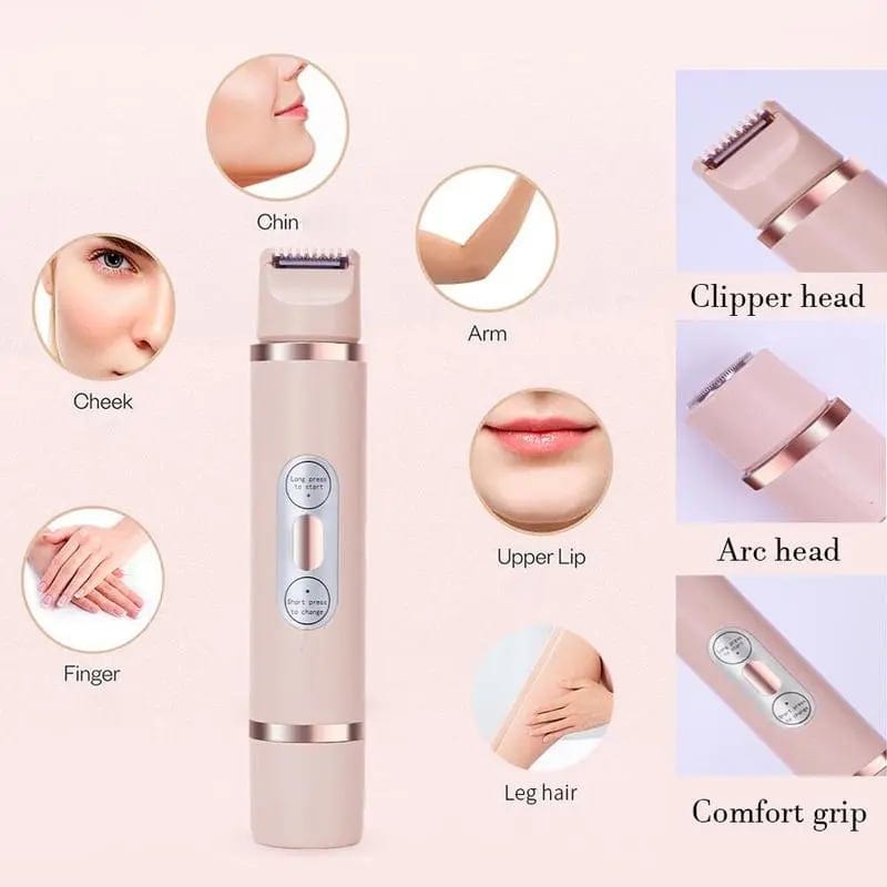 QIAWI™ Comfort 2 in 1 Electric Body Shaver